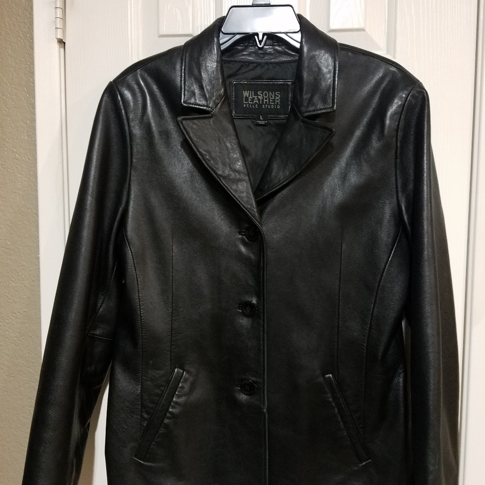 Wilsons Leather - Black Blazer